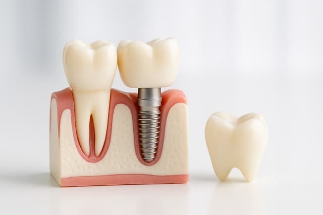 インプラントの模型